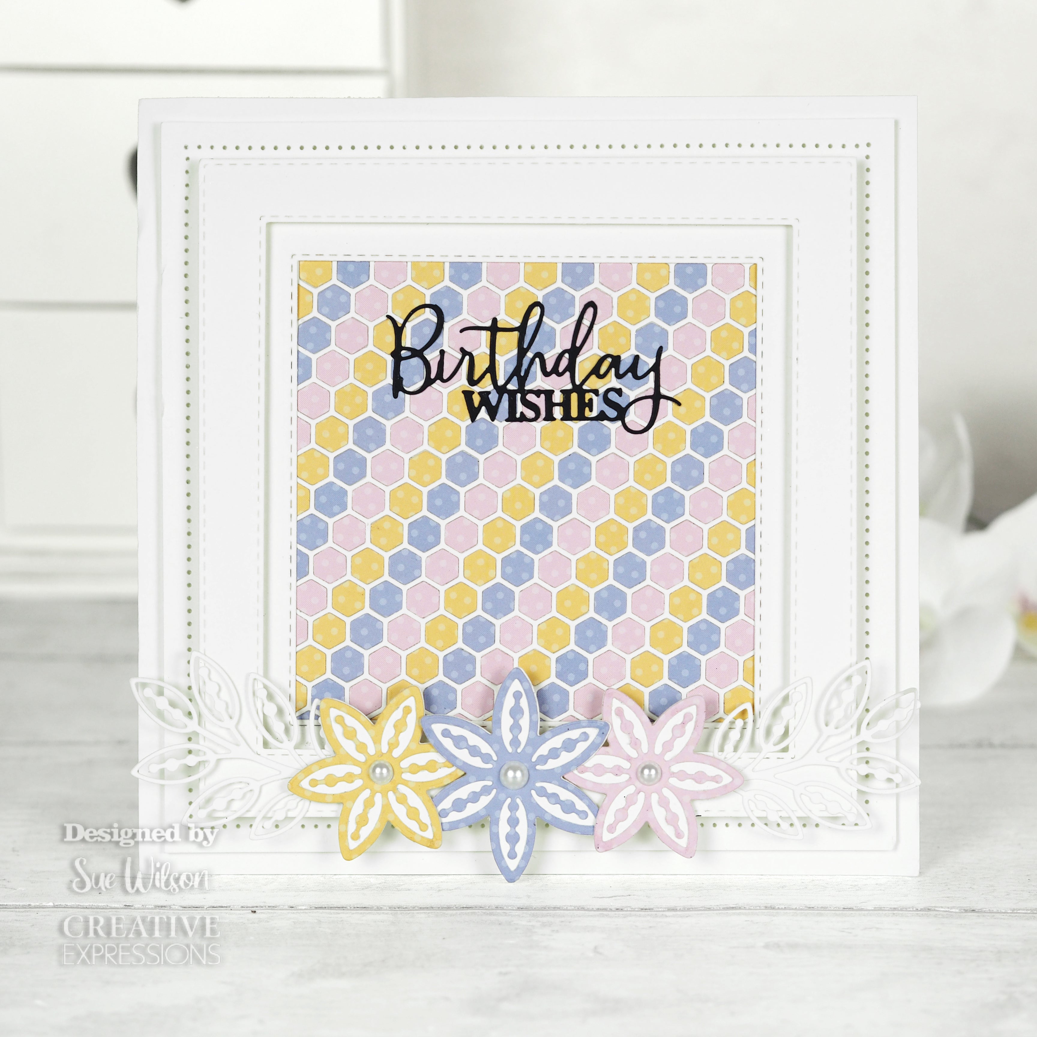 Hexagon - Background Collection - Craft Die