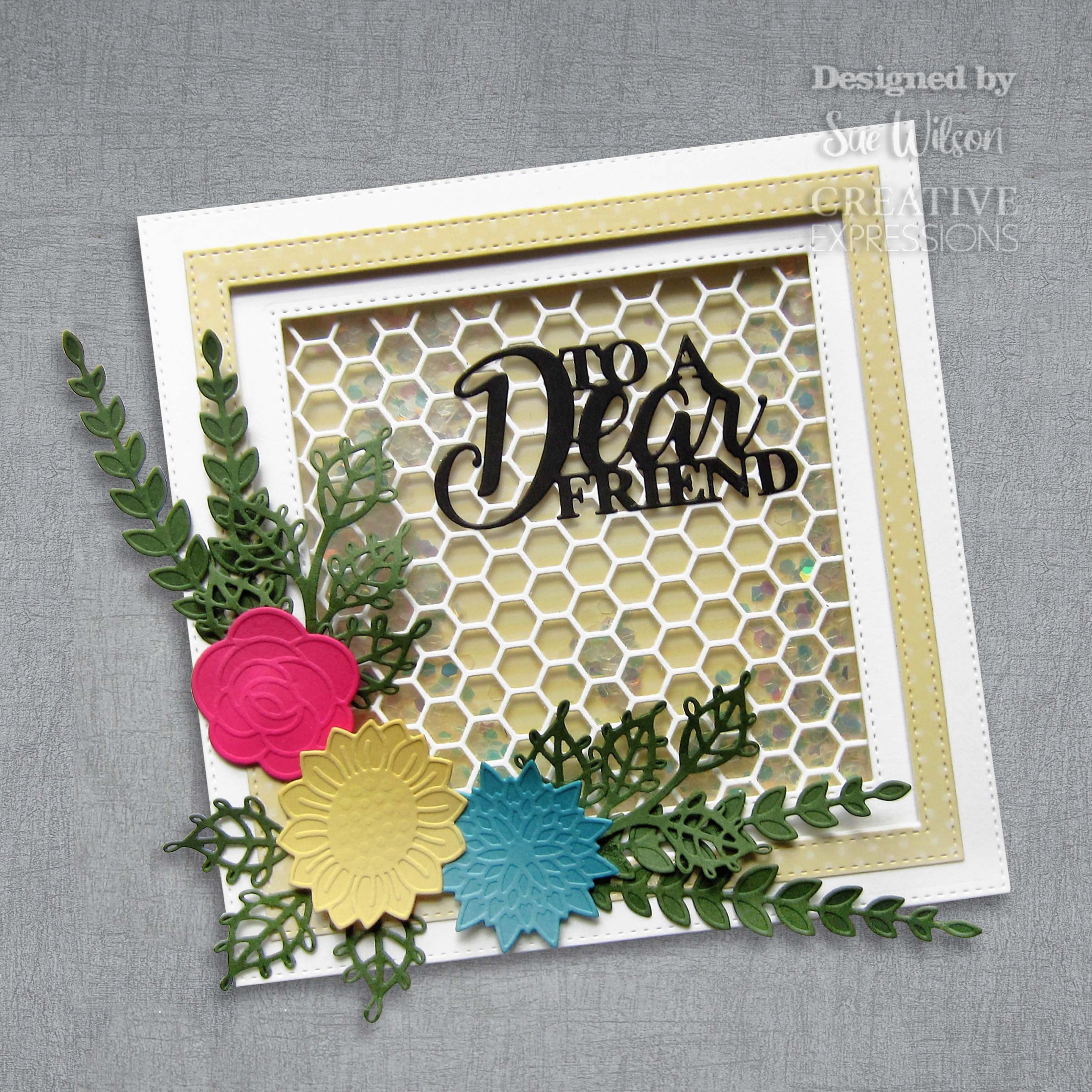 Hexagon - Background Collection - Craft Die