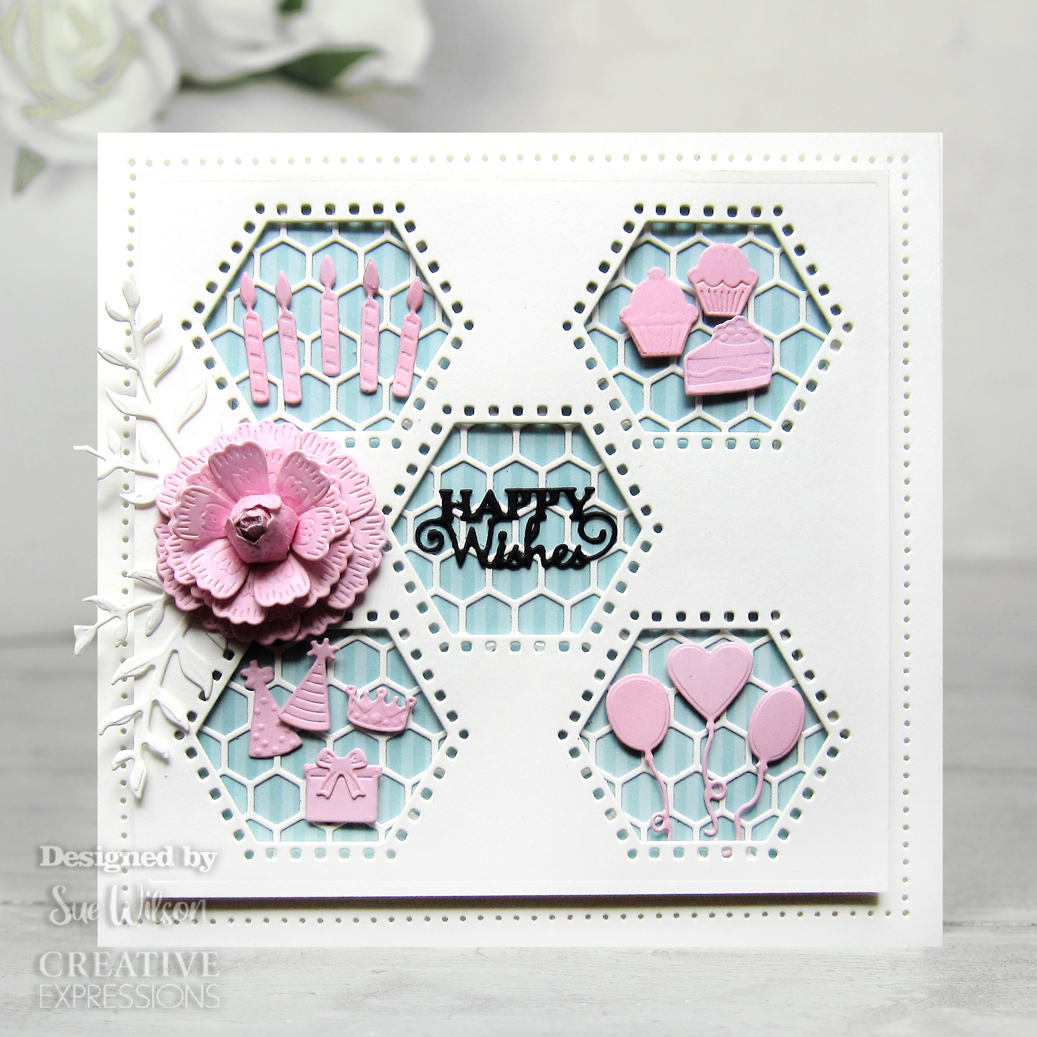 Hexagon - Background Collection - Craft Die