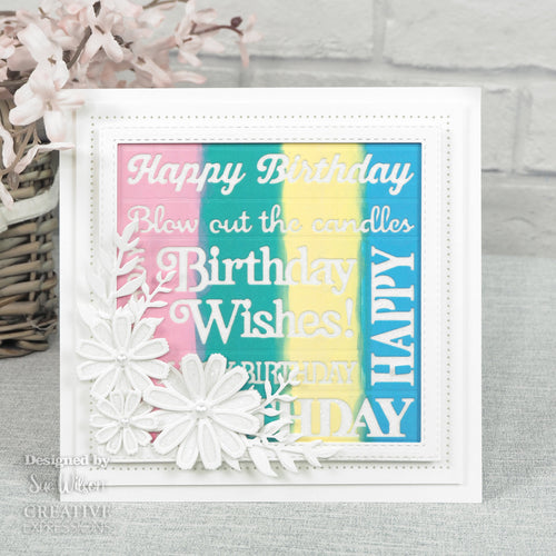 Birthday Wishes  - Craft Die