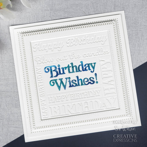 Birthday Wishes  - Craft Die