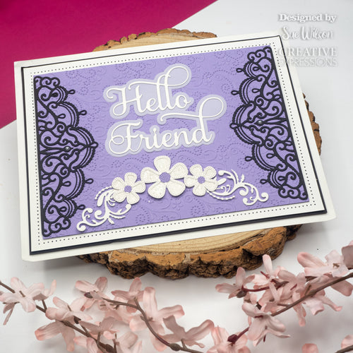 Draped Jewelled Border - Craft Die