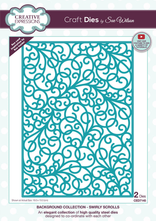 Swirly Scrolls - Craft Die