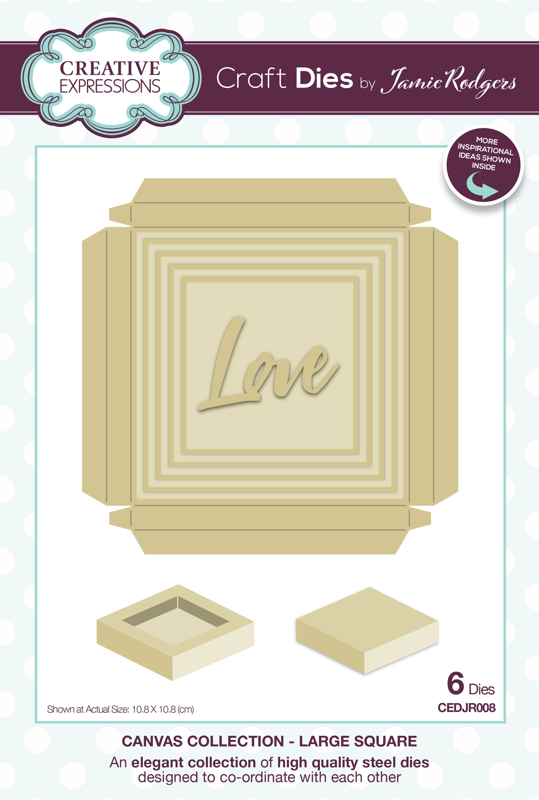 Canvas Collection - Large Square - Craft Die Set
