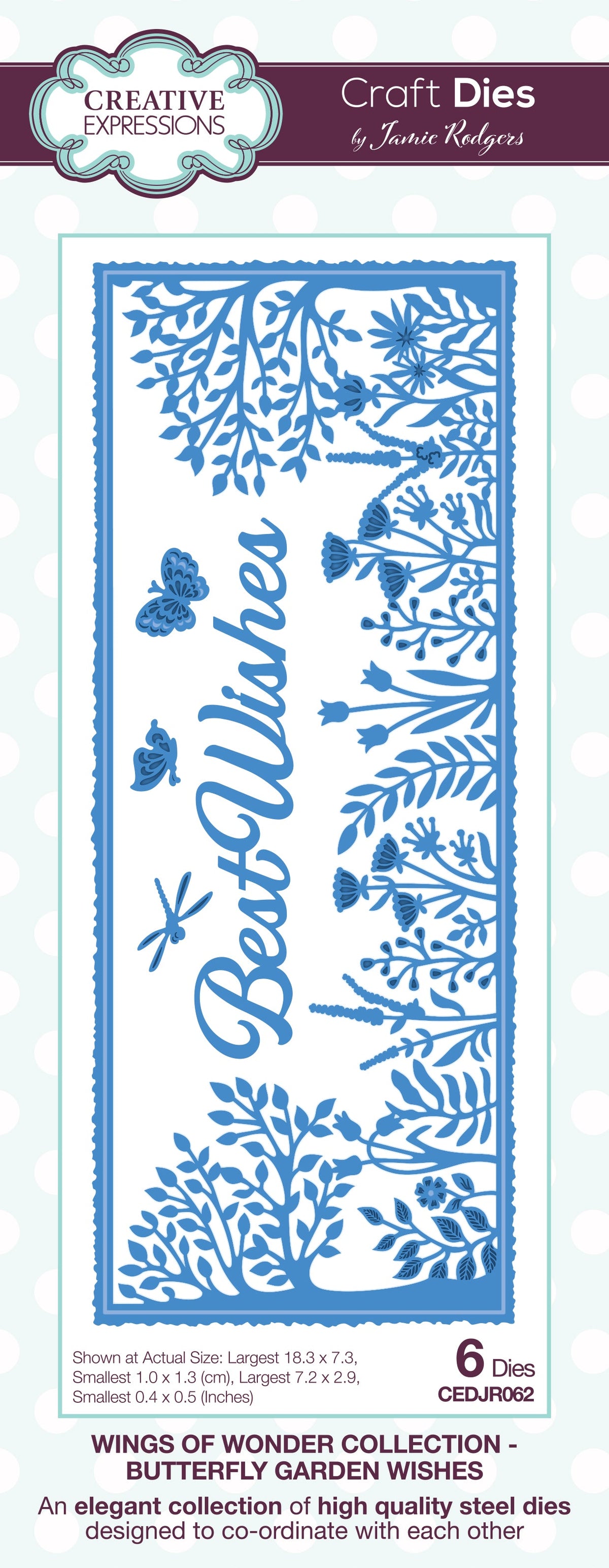 Butterfly Garden Wishes - Craft Die