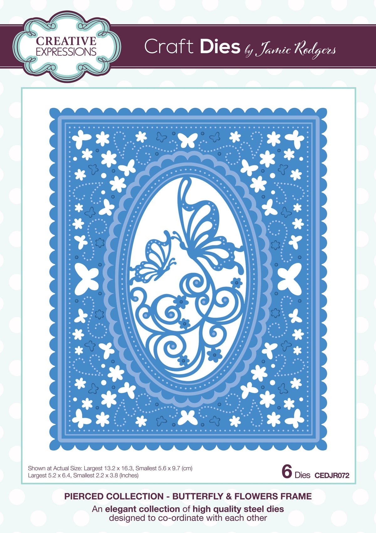 Butterfly & Flowers - Craft Die
