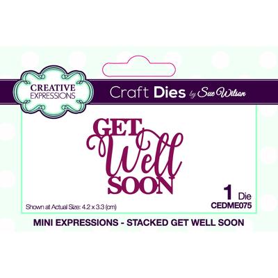 Get Well Soon - Mini Expressions Craft Die