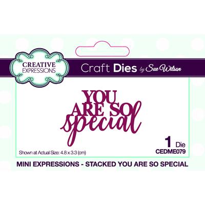 Stacked You Are So Special - Mini Expressions Craft Die