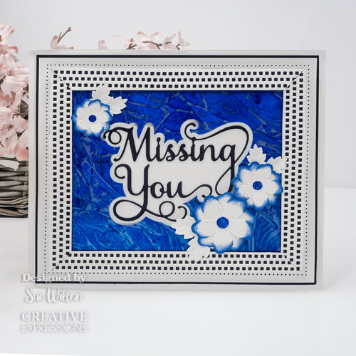 Noble Shadowed Sentiment - Missing You - Craft Die