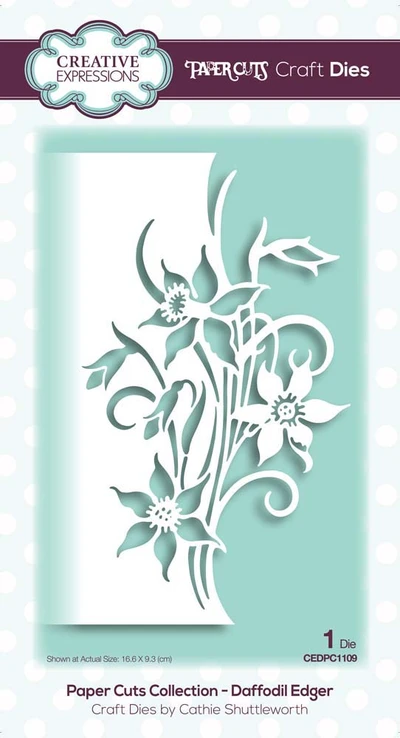 Daffodil Edger - Paper Cuts Die