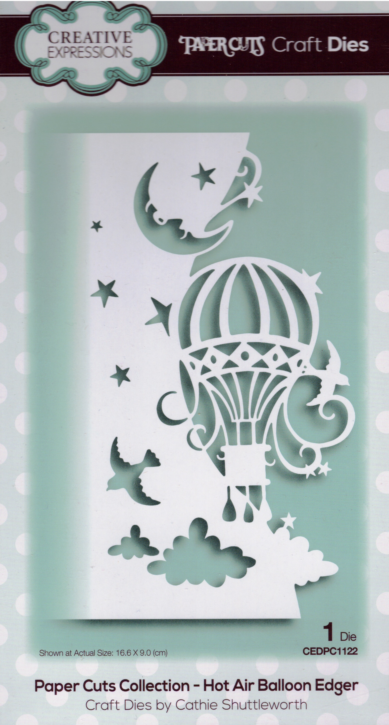 Hot Air Balloon Edger - Craft Die