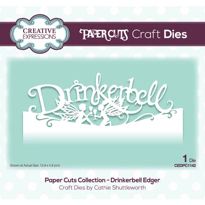 Drinkerbell Edger - Paper Cuts Craft Die