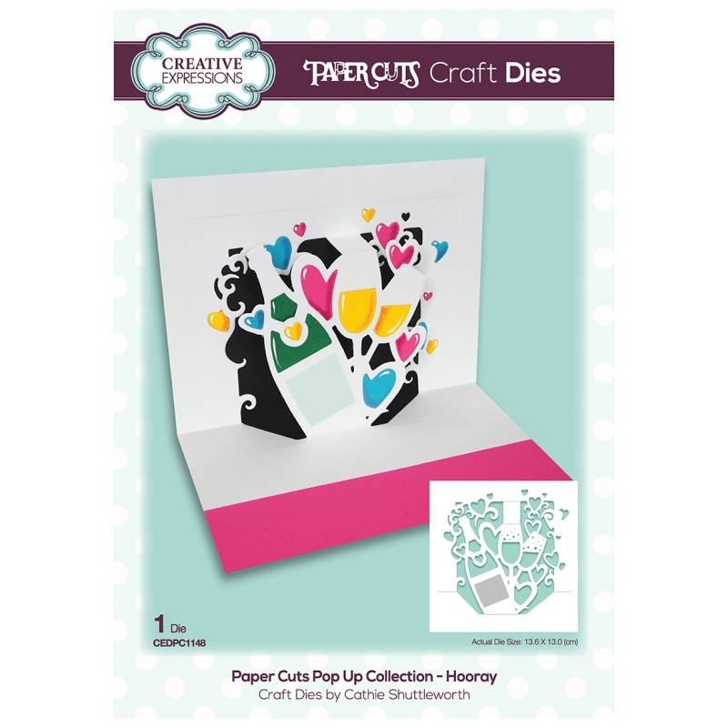 Hooray Popup - Paper Cuts Craft Die