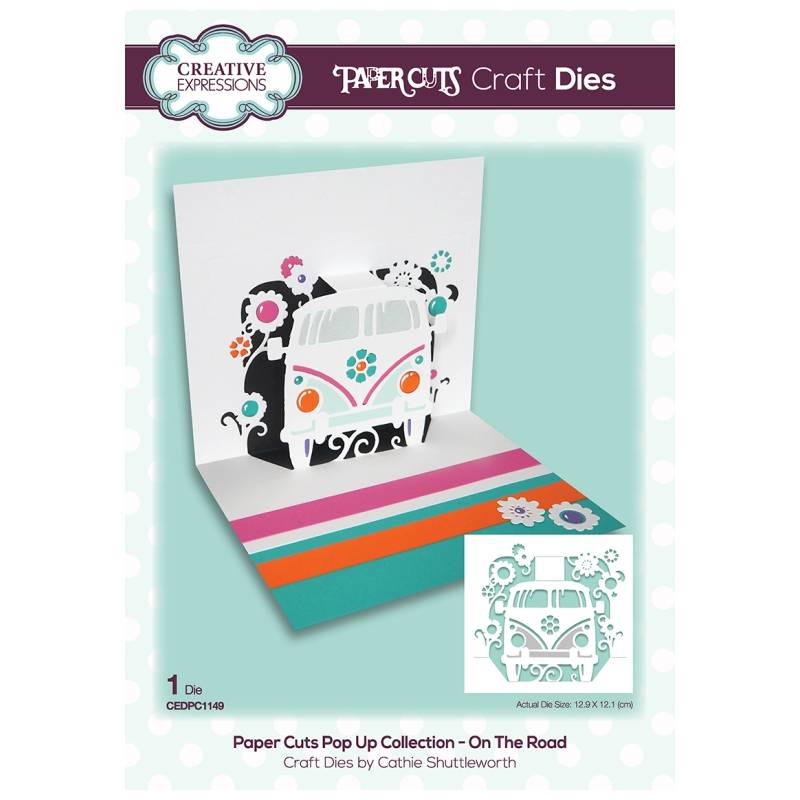 On The Road Popup - Paper Cuts Craft Die