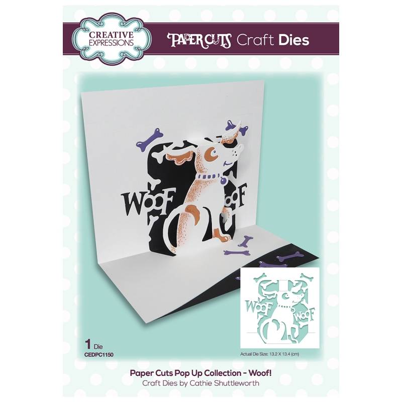 Woof! Popup - Paper Cuts Craft Die