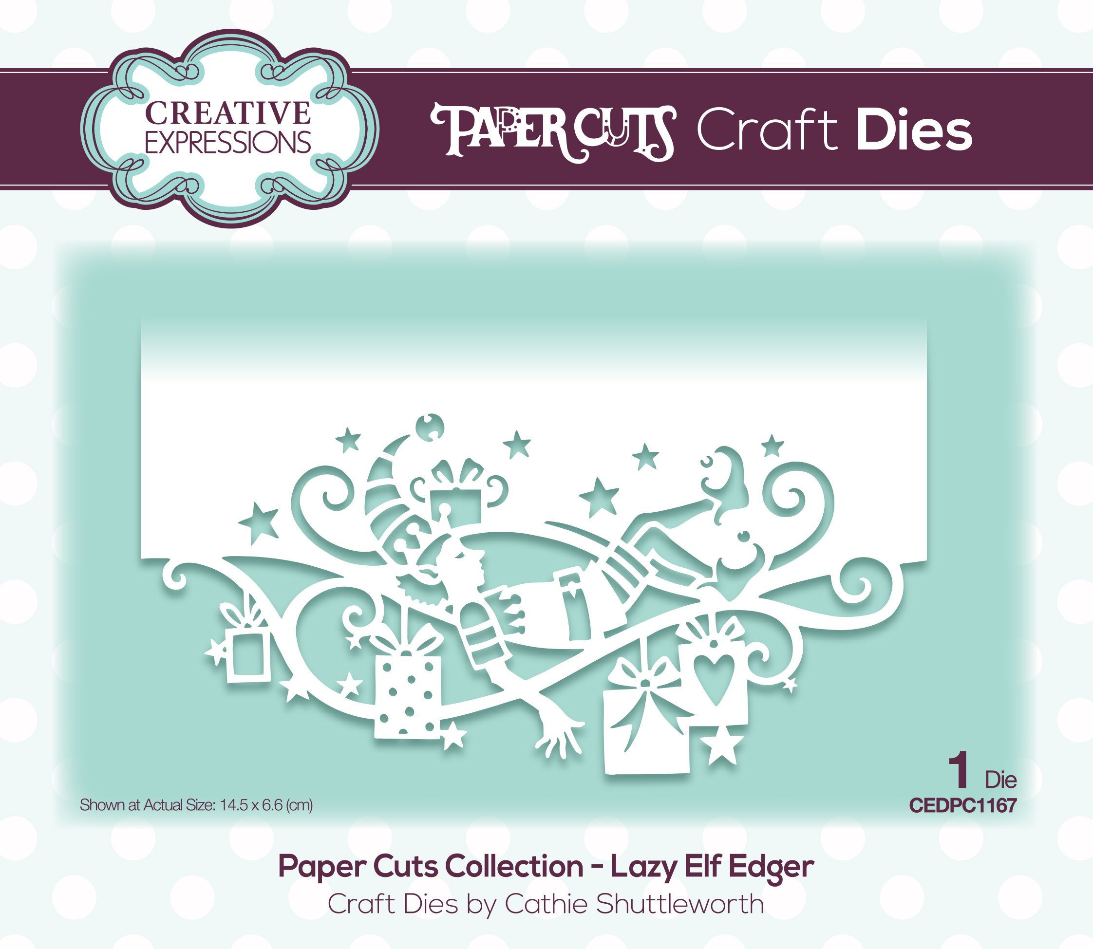 Lazy Elf Edger - Paper Cuts Craft Die