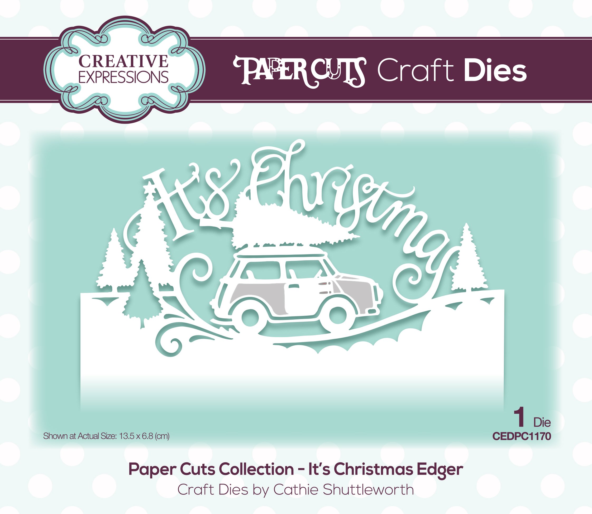 It's Christmas Edger - Paper Cuts Craft Die