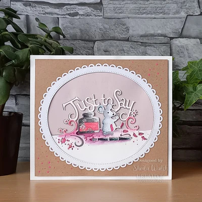 Paper Cuts Just To Say Edger - Craft Die