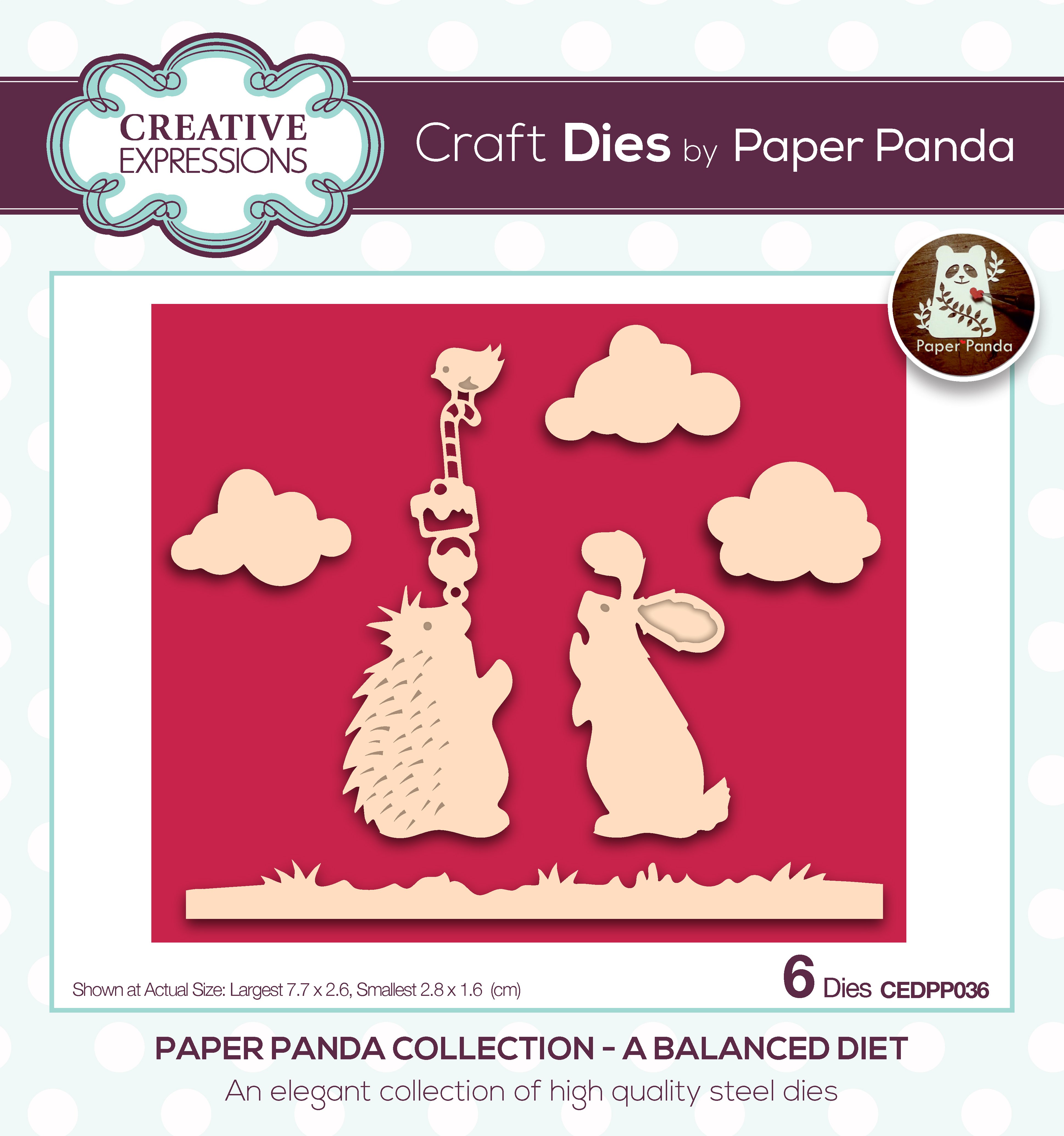 A Balanced Diet - Paper Panda Craft Die Set