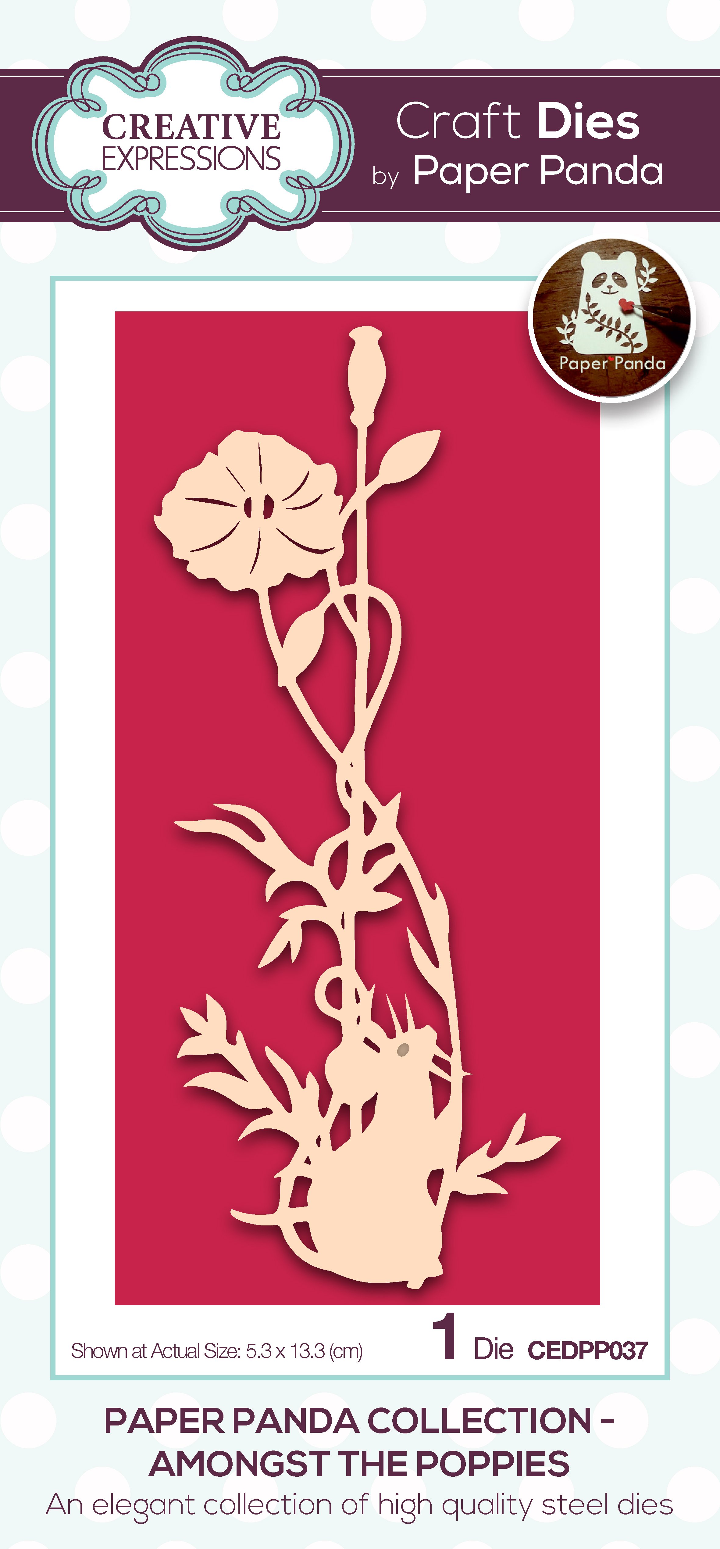 Among The Poppies - Paper Panda Craft Die