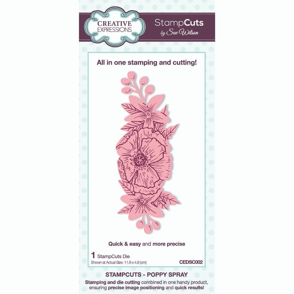 Poppy Spray - StampCuts Combo Die
