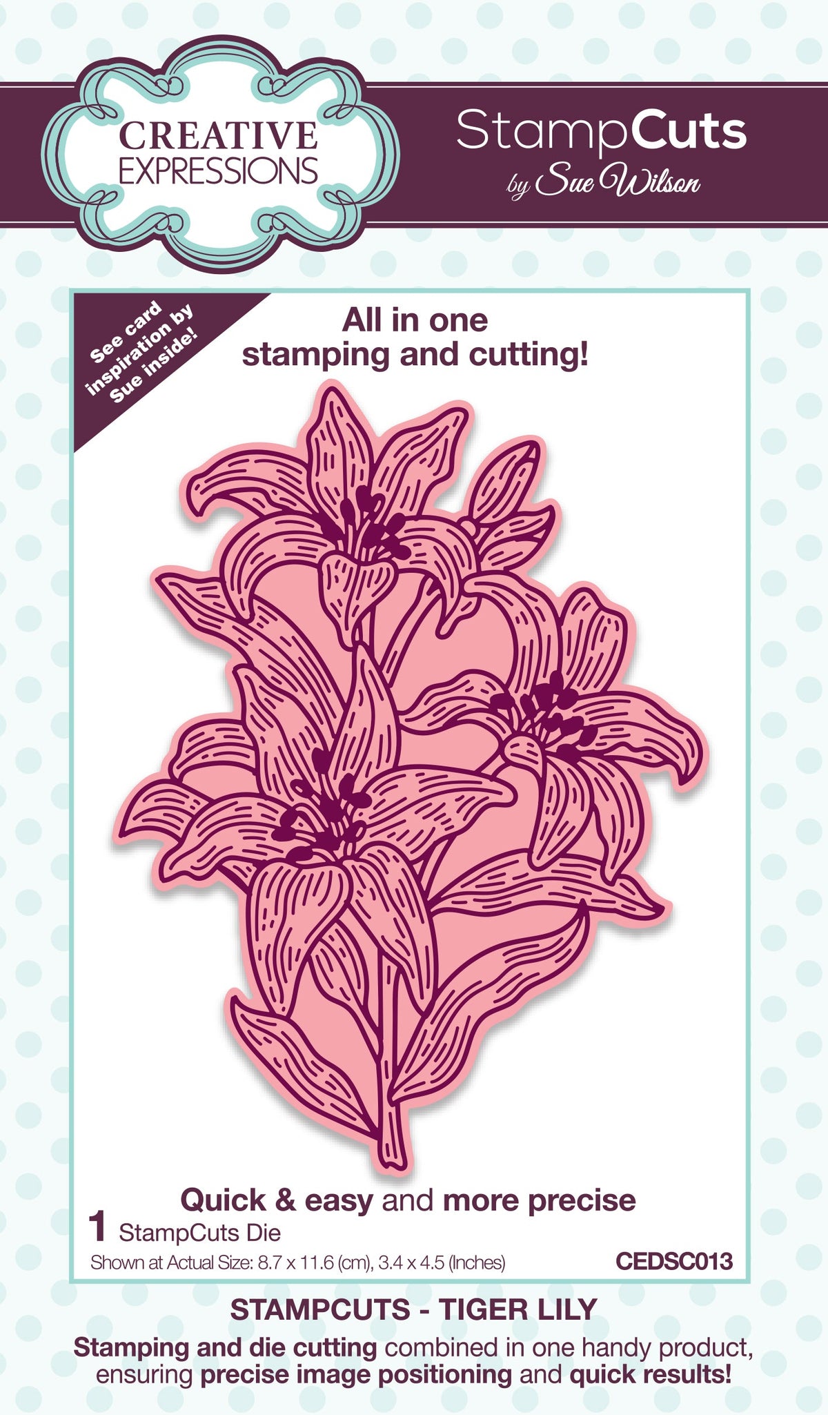 Tiger Lily StampCuts - Stamp And Die