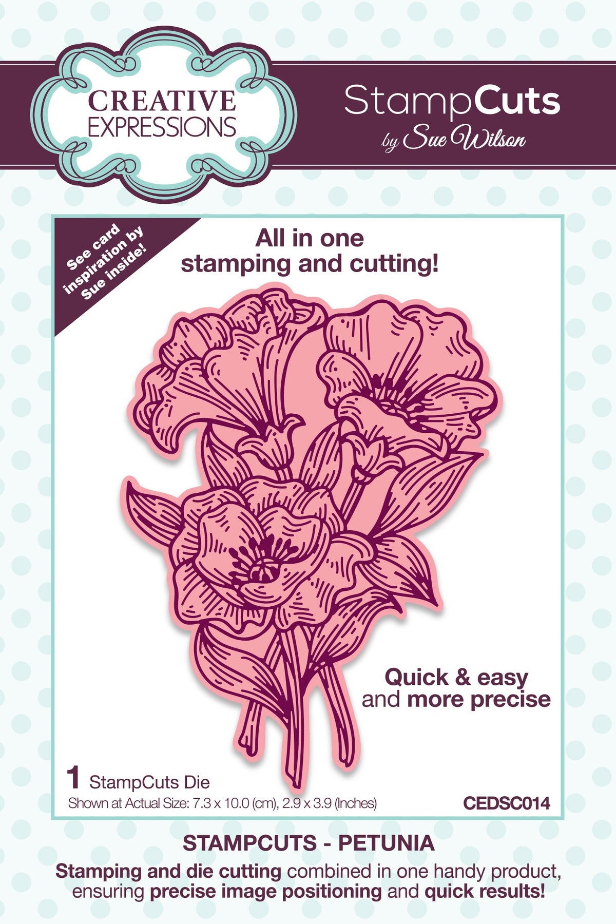Petunia StampCuts - Stamp And Die