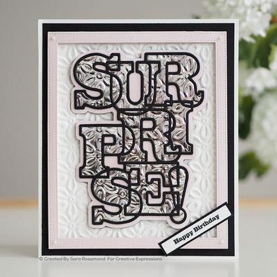 Happy - Big Bold Words - Stamp and Die Set