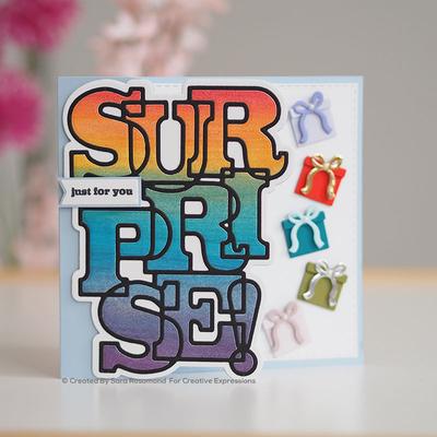 Happy - Big Bold Words - Stamp and Die Set