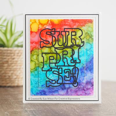 Happy - Big Bold Words - Stamp and Die Set