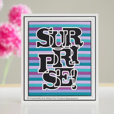 Happy - Big Bold Words - Stamp and Die Set
