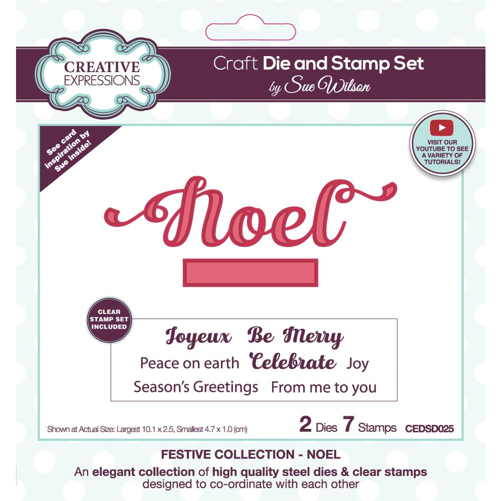 Noel - Christmas Die and Stamp Set 