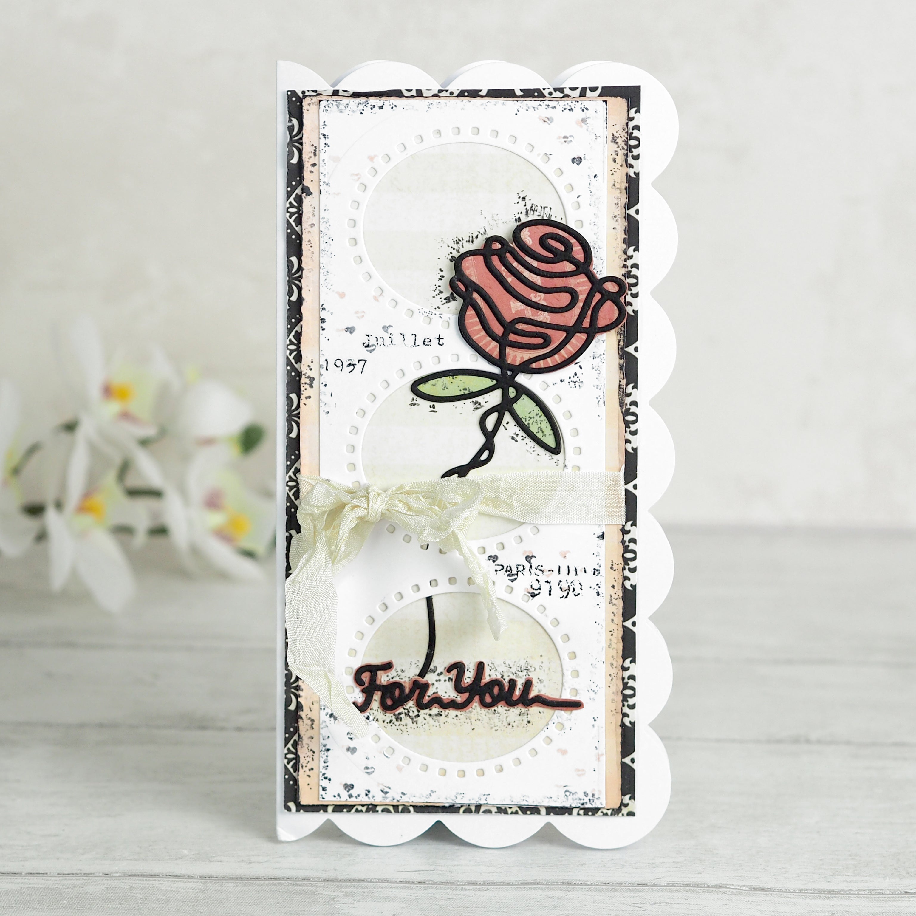 Roses - One-Liner Collection - Craft Die Set