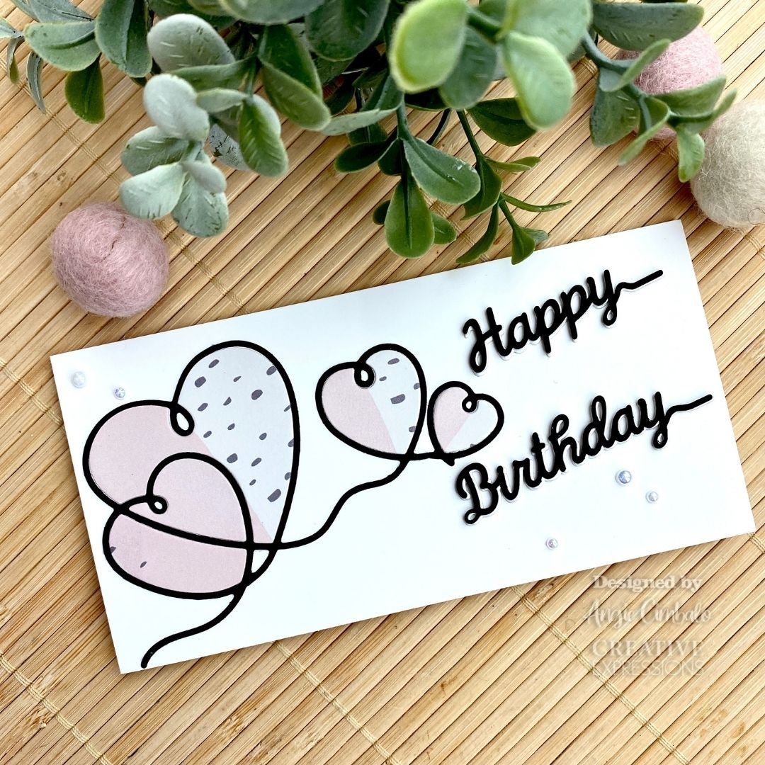 Hearts - One-Liner Collection - Craft Die Set