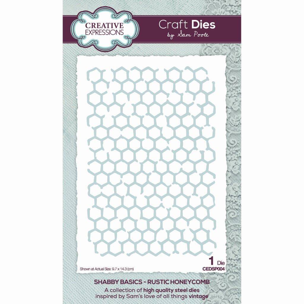 Rustic Honeycomb - Shabby Basics - Craft Die