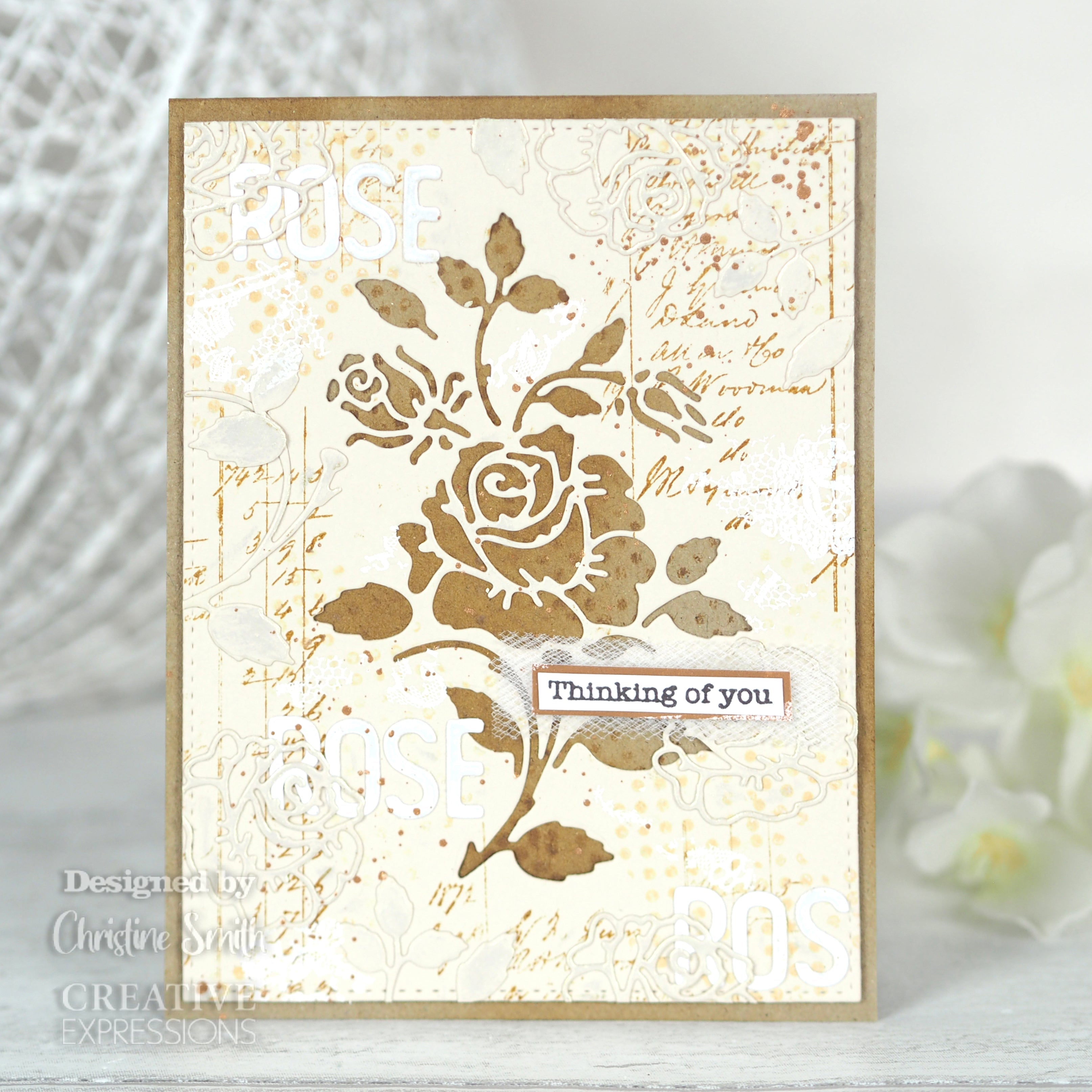 Vintage Rose - Shabby Basics - Craft Die Set