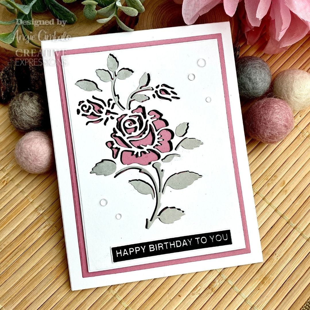 Vintage Rose - Shabby Basics - Craft Die Set
