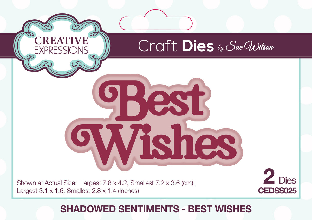 Best Wishes - Craft Die