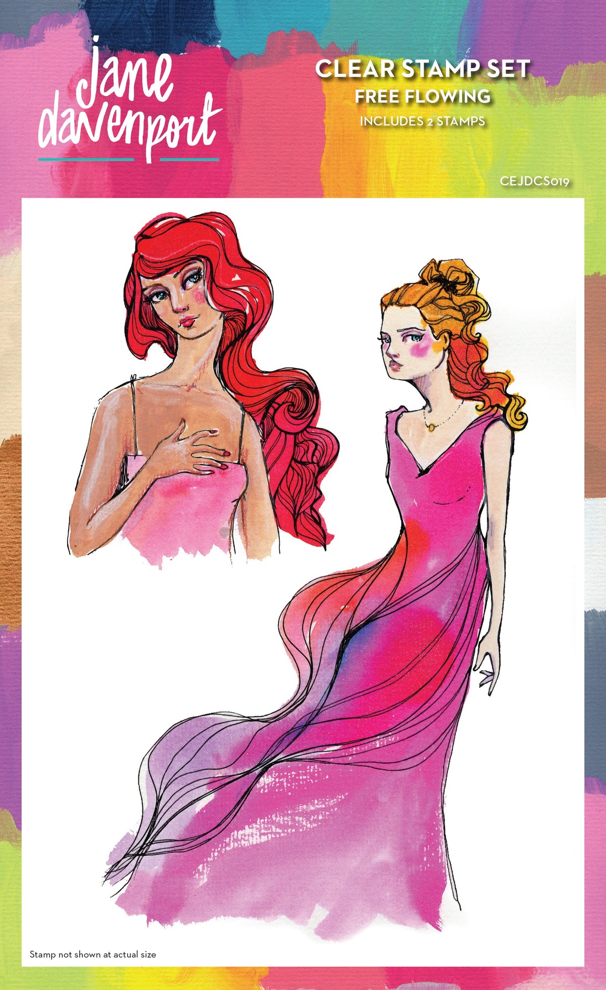 Free Flowing - Clear Stamp