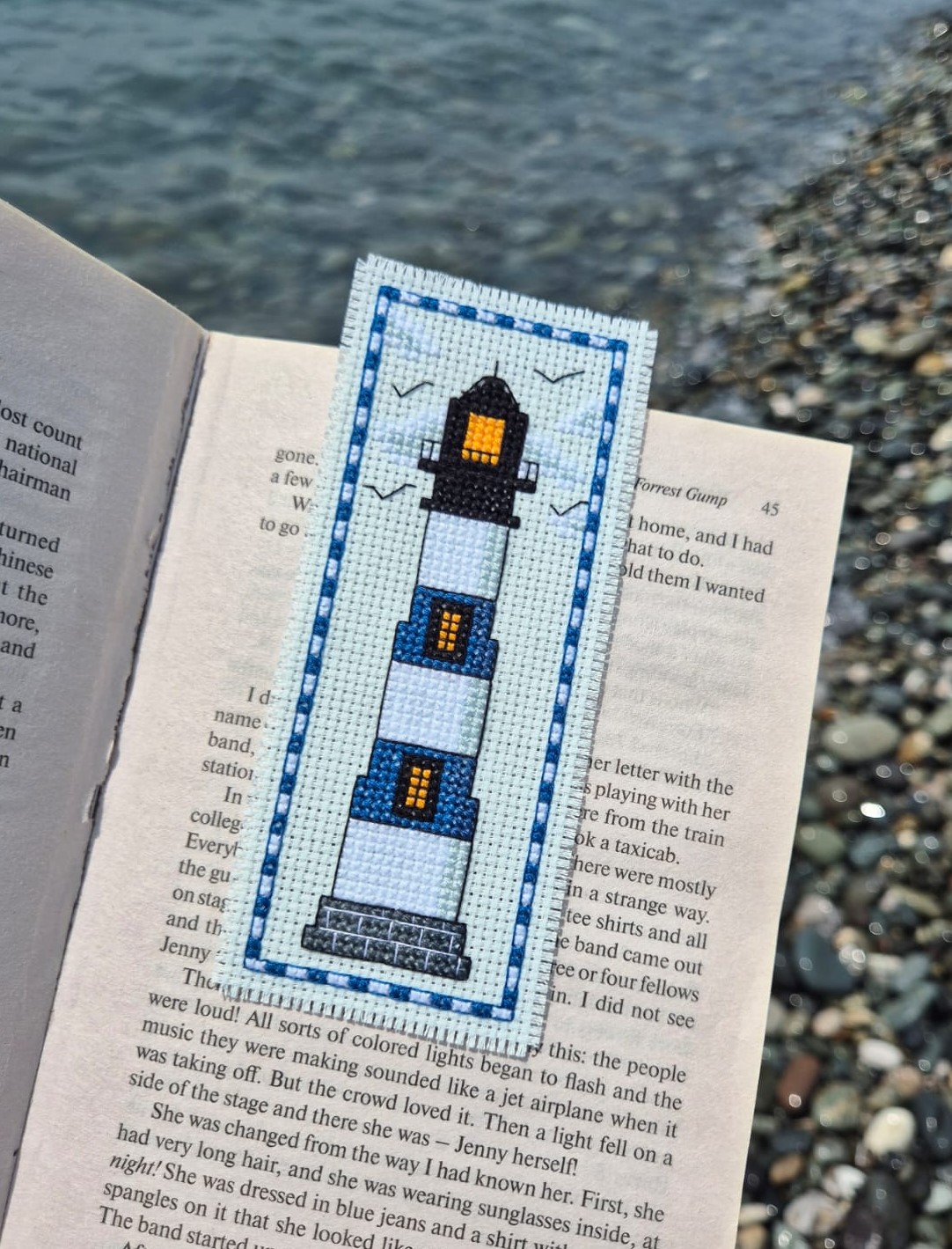 Blue Lighthouse - Cross Stitch Pattern