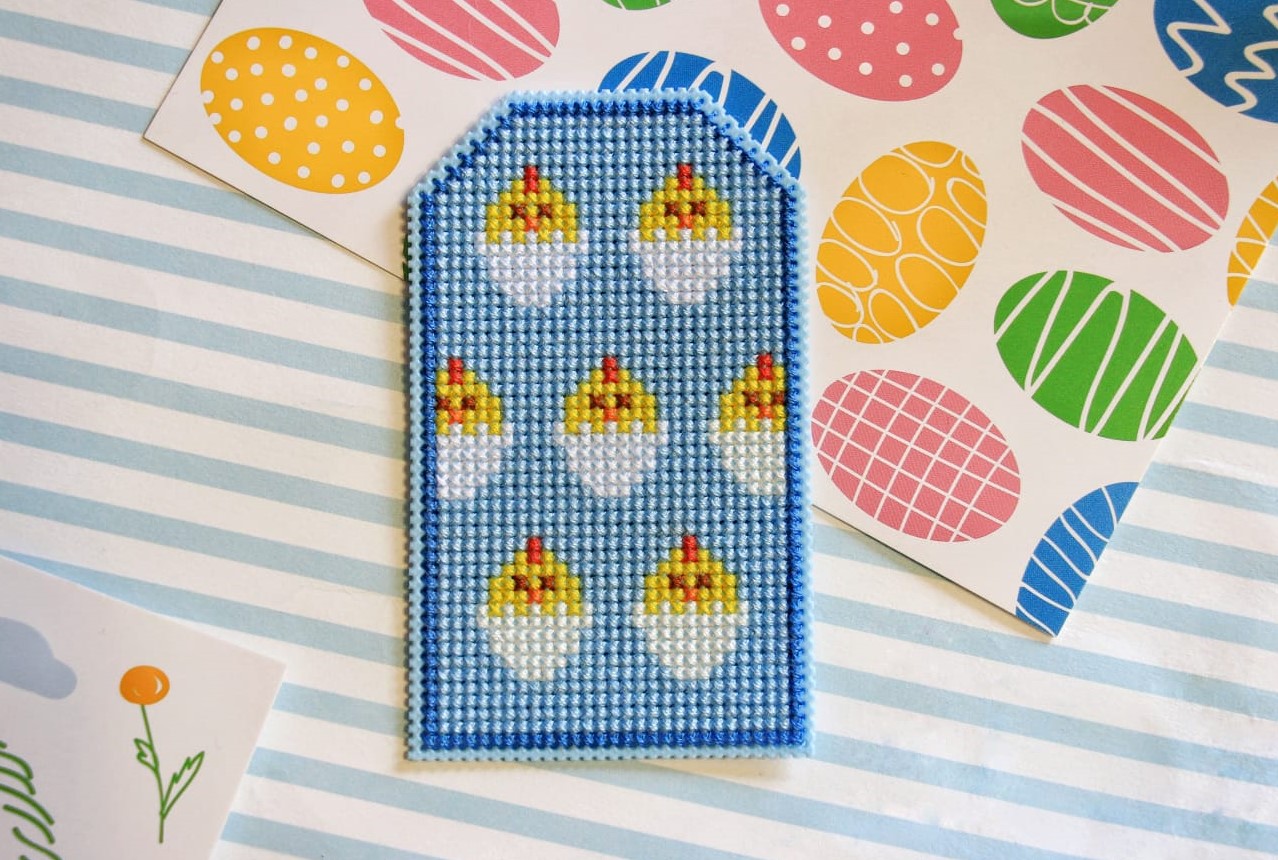 Easter Tag Chickens - Cross Stitch Pattern