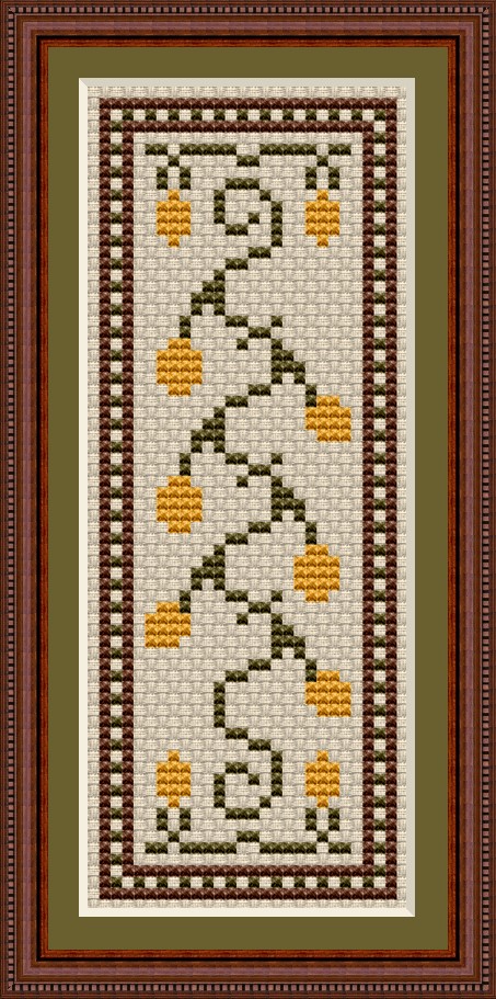 Bookmark Sweet Lemons - Cross Stitch Pattern