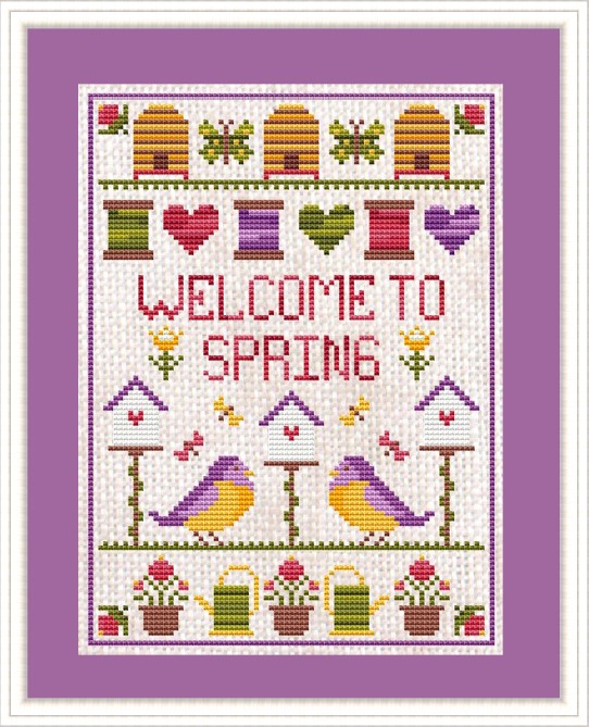 Spring Sampler - Cross Stitch Pattern