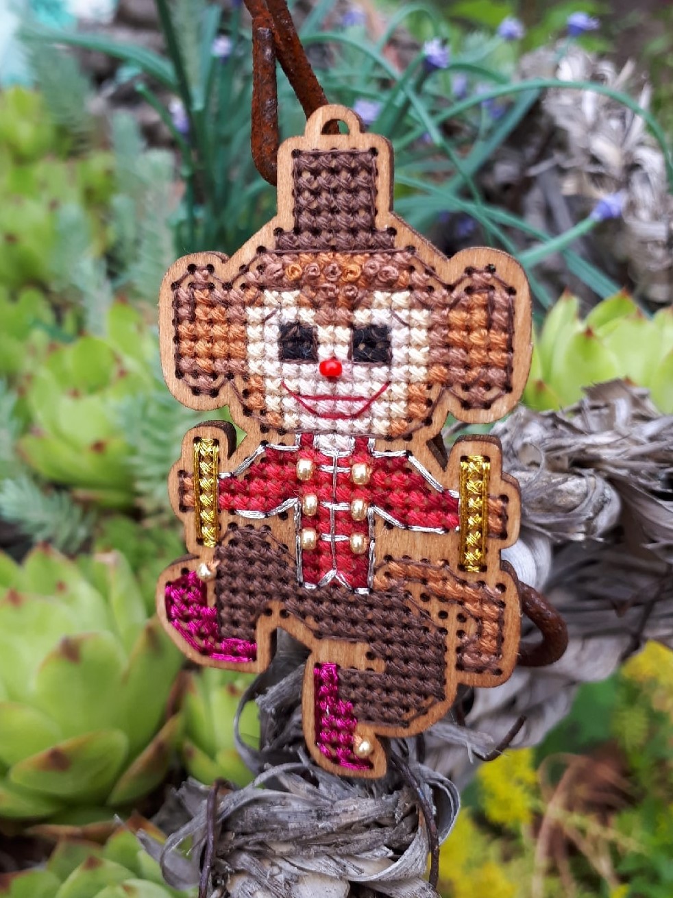 Circus Monkey - Cross Stitch Pattern
