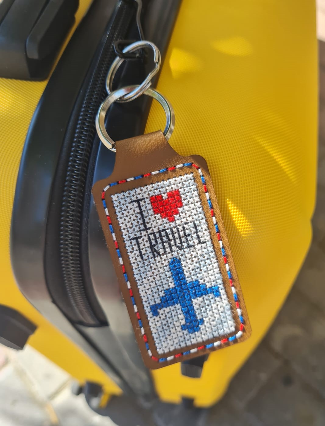 Baggage Tag - Travel - Cross Stitch Pattern