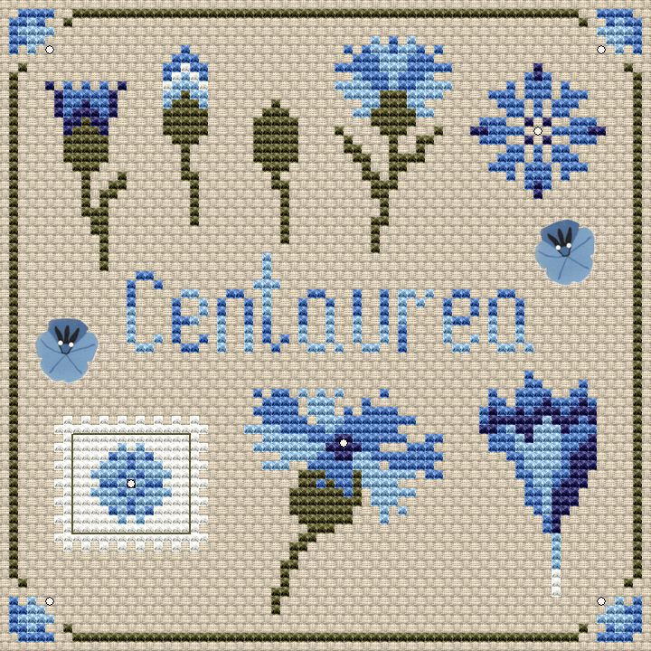 Botanical Flowers - Cross Stitch Pattern
