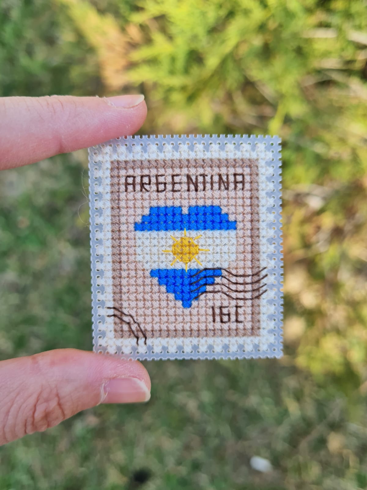 Argentina Postage Stamp - Cross Stitch Pattern