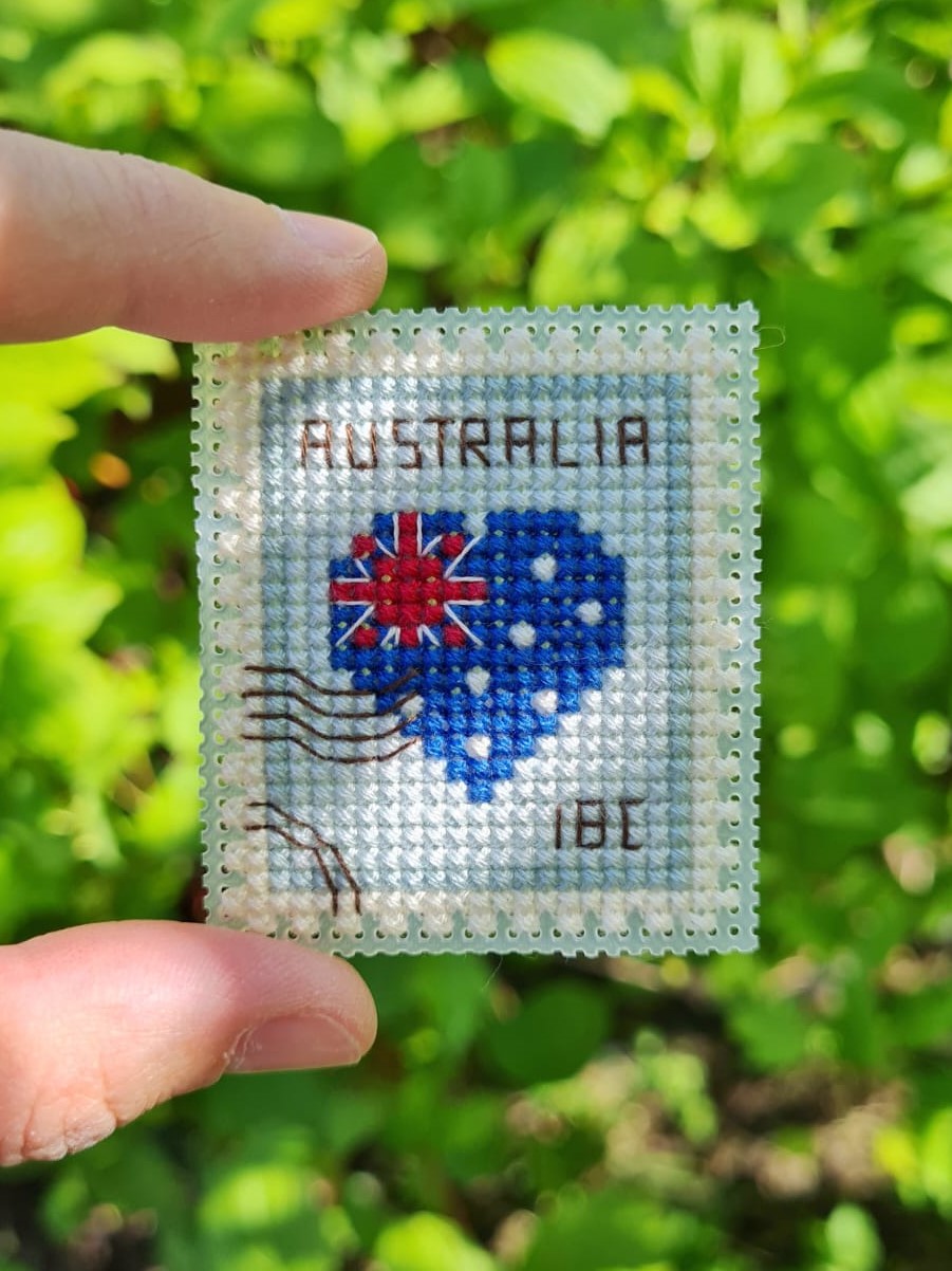 Australia Postage Stamp - Cross Stitch Pattern