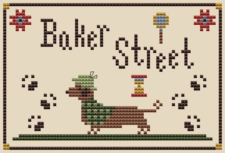 Baker Street - Cross Stitch Pattern