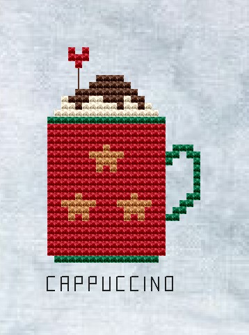 Cappuccino Mug - Cross Stitch Pattern